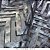 Tule Laminado Chevron Prata tecido transparente e firme 1,50mLargura - Imagem 1
