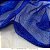 Microtule Tela Serpentina Azul Royal tecido Brilho e Maleável para Fantasias e Decorações 50cmx1,40m - Imagem 2