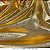 Malha Cirre Dourada brilhosa e com elasticidade - Imagem 3