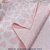Unifloc Jacquard Coração Rosa tecido Peluciado 1.65m de Largura - Imagem 3