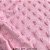 Bubble Soft  Tecido aveludado Coração em Relevo Rosa - Imagem 1