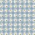 Tricoline Mini Daisy Xadrez Azul 50cm x 1.50m largura - Imagem 1