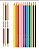 LAPIS 12 CORES FABER SEXT. CARAS E CORES + 6 TONS - Imagem 2