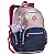 MOCHILA JUVENIL BIOCOLOR - SEANITE ROSA E AZUL - Imagem 1