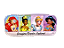 ESTOJO C/ZIPER PRINCESAS TRANSPARENTE - Imagem 1