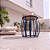 Mesa lateral Wood - Cor Azul Marinho - Imagem 1