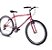 Bicicleta Gool Bike Turim  Adulto aro 26 com 18 marcha C/ Aero- Vermelha - Imagem 1