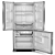 Geladeira Brastemp  BRO85 side by side Frost Free French Door A+++ 554 litros cor Inox - BRO85AK - Imagem 2