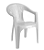 Cadeira Plastica Plastmaster Ana Bela com Braço - Branca - Imagem 1