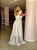 Vestido de noiva longo, em renda, com alças de babados - Imagem 4