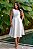 Vestido de noiva, em zibeline, com decote canoa - Off White - Imagem 1