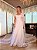Vestido de noiva longo com mangas em tule e renda - Imagem 1