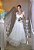 Vestido de noiva longo em tule de poá, com babados - Imagem 2
