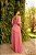 Vestido de festa longo em tule, com busto drapeado- Rose - Imagem 6
