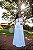 Vestido de noiva longo, com detalhe bordado no busto - Imagem 3