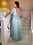 Vestido de festa em lurex com elastano , manga removível e fenda- Tiffany - Imagem 4