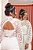 Vestido de noiva Maitê, midi, com manga longa e gola alta - Imagem 2
