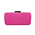 Bolsa clutch retangular fecho dourado - Rosa Pink - Imagem 1