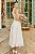 Vestido de noiva midi Jéssica, em renda com gola alta  - Off White - Imagem 5