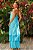 Vestido de festa longo, frente única e saia em camadas - Azul Serenity - Imagem 2
