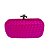 Bolsa clutch em tressé acetinado média - Rosa Pink - Imagem 1