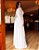 Vestido de noiva logo, com busto transpassado e manga  em renda - Off White - Imagem 4