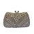 Bolsa clutch, em pedraria - Prata - Imagem 1