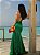 Vestido de festa longo, frente única, sereia com decote nas costas - Verde Esmeralda - Imagem 5