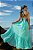 Vestido de festa longo, frente única, com recortes e flores 3d - Tiffany - Imagem 3