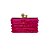 Bolsa clutch, em franja - Rosa Pink - Imagem 1