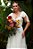Vestido de noiva longuete, com cintura ajustada e detalhes em poá - Off White - Imagem 2