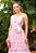 Vestido de festa longo, em tule com recorte na lateral - Rose - Imagem 2