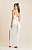 Vestido de noiva longo frente única, com fenda - Off White - Imagem 5