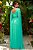 Vestido de festa longo, com bordado em pedraria e capa - Tiffany - Imagem 3