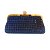 Bolsa Clutch em strass com mini brilho - Azul Royal - Imagem 1