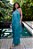 Vestido de festa longo, frente única em franja - Tiffany - Imagem 1