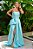 Vestido de festa longo, em zibeline com busto bordado - Tiffany - Imagem 1