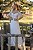 Vestido Bárbara de noiva longo, ombro a ombro, com mangas curtas, em mix de renda - Imagem 5