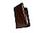 Carteira Masculina Slim de Couro Marrom Cro - Imagem 1