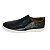 Tênis Slip On Couro Preto Maori Trissê - Imagem 3