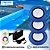 75 - KIT ILUMINAÇÃO LED PARA PISCINA 18w | 12,5 cm | RGB sistema Colorido  | IP68 À Prova d'água | 3 Luminárias | LED PHILIPS - Imagem 1