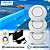 67 - KIT ILUMINAÇÃO LED PARA PISCINA 9w | 12,5 cm | RGB sistema Colorido  | IP68 À Prova d'água | 3 Luminárias | LED PHILIPS - Imagem 2