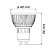 LÂMPADA DICRÓICA - 5W   Base GU10 | Bivolt  |  Uso interno - Imagem 2