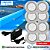 48 - KIT ILUMINAÇÃO LED PARA PISCINA 9w | 12,5 cm | IP68 À Prova d'água | COR FIXA | 8 Luminárias | LED PHILIPS - Imagem 3