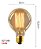 Lâmpada filamento de carbono G80 40w 110v - base E27 - Imagem 2