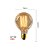 Lâmpada filamento de carbono G80 40w 220v - base E27 - Imagem 2