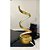 Luminária de mesa 12w espiral dourada touch luz 3/1 dimerizável - Imagem 3