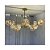 Lustre sputnik 12 globos 60w fios de fada luz 3/1 - Imagem 2