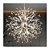 Pendente dente de leão cristal prata 50cm p/ 9LxG9 - Imagem 2