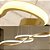 Lustre infinito cifra 50w dourado luz 3/1 - Imagem 5